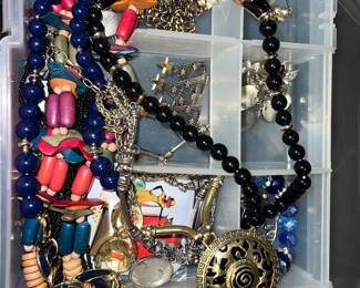TONS of Costume Jewelry--Numerous Necklaces and Earrings!