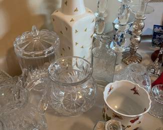 Vases, Biscuit Jars, Candle Holders