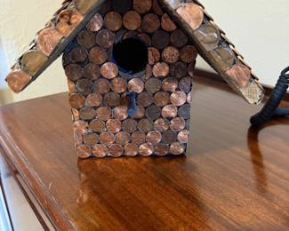 folk art birdhouse