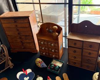 wood spice boxes