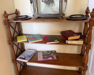 open bookcase