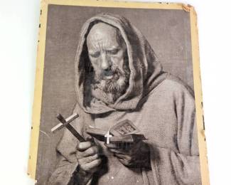 Lot 032  Vintage Holy Man Chlorobromide Art Photograph  Harvey W. Brown, Los Angeles