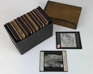 Lot 067  Antique Glass Lantern Slides Collection  New York State Education Department Visual Instruction Division