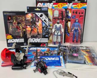 Lot 041  G.I. Joe Classified Series Action Figures, Cobra Troops, Vehicles  Accessories  Mixed Lot