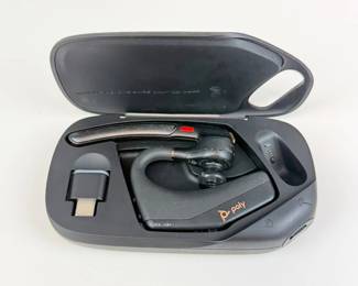 Lot 149  Poly Voyager Legend 50 UC Bluetooth Wireless Headset with Charging Case  USBC Adapter