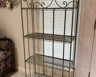 Painted metal etagere/baker's rack. Was $175...NOW $75