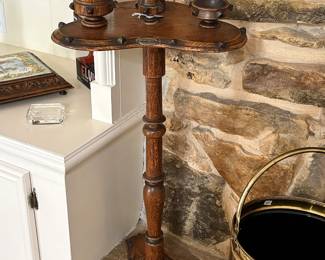 Victorian oak smoker's stand. Was $175...NOW $85