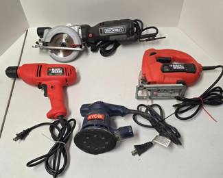 76 4CordedPowerToolSetRockwellBlackDeckerRyobi