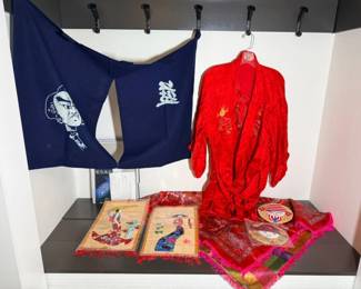 122 AsianIndigoSilksandFabricArt