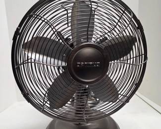 128 Optimus12PortableRetroOscillatingTableFanOilRubbedBronze