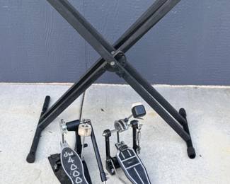 32 PulseDoubleBassDrumPedalSetXStyleKeyboardStandCombo