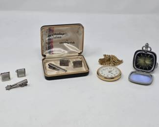 113 CollectionOfVintageMensAccessoriesCountryClubSwankFossil
