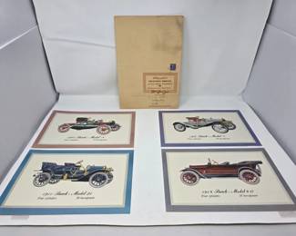 161 4Early20thCenturyBuickLithographPrintsWithOriginalEnvelope