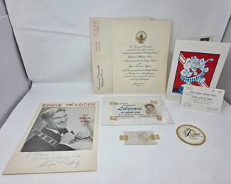 133 AutographedMemorabilia1968WhiteHouseInvitationNixonAgnew