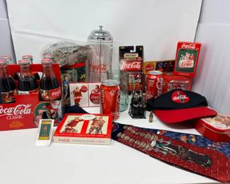 135 VintageModernCocaColaBrandedMemorabiliaandCollectiblesLot