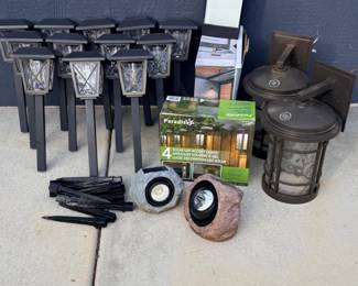 19 OutdoorSolarStakeLightsCarriageWallLightsandSconces