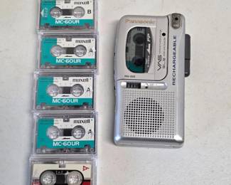 105 VintagePanasonicRN505RechargeableMicrocassetteVoiceRecorder