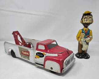 152 1950sWyandotteDayNiteTowTruck1947MarxBOPlentyWindup