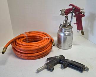 87 AstroPneumatic4008SprayGunCupSpeedaireAirFluidGunAirHose