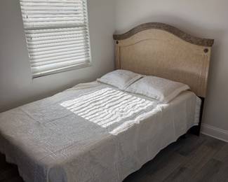 Bed frame, mattress