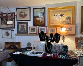 JEWELRY AND PAINTINGS
