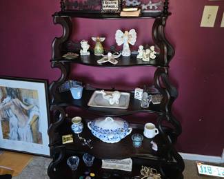 Antique Victorian Walnut Shelf