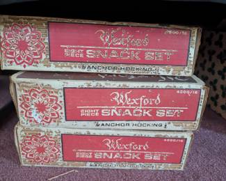 Vintage Wexford Snack sets