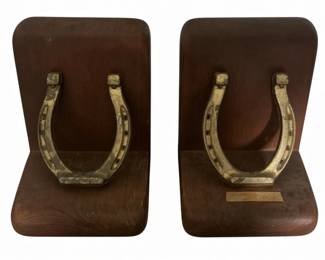 511 - Horseshoe Bookends - 7 x 6 x 6