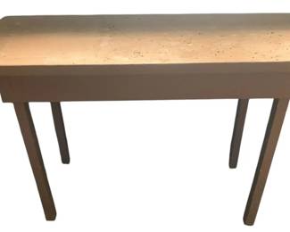 514 - Primitive Wooden Table - 30 x 48 x 21 (Description): as is - damage to corner