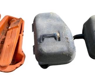 206 - 3 Chainsaw Cases (empty) (Description): Stihl, Poulan & unmarked
