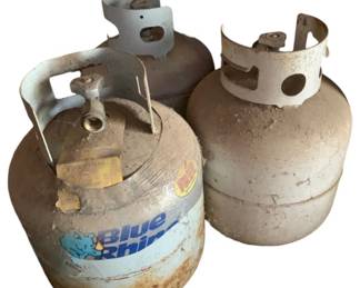 617 - 3 Propane Tanks (Description): contents not verified