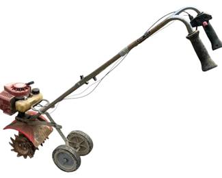 110 - Mantis Garden Tiller (Description): Used as is electric/electronic/mechanical item. No guarantee all components, untested.