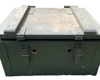 217 - Vintage Wooden Box - 11 x 20 x 18