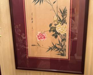 Another Asian print signed with chop