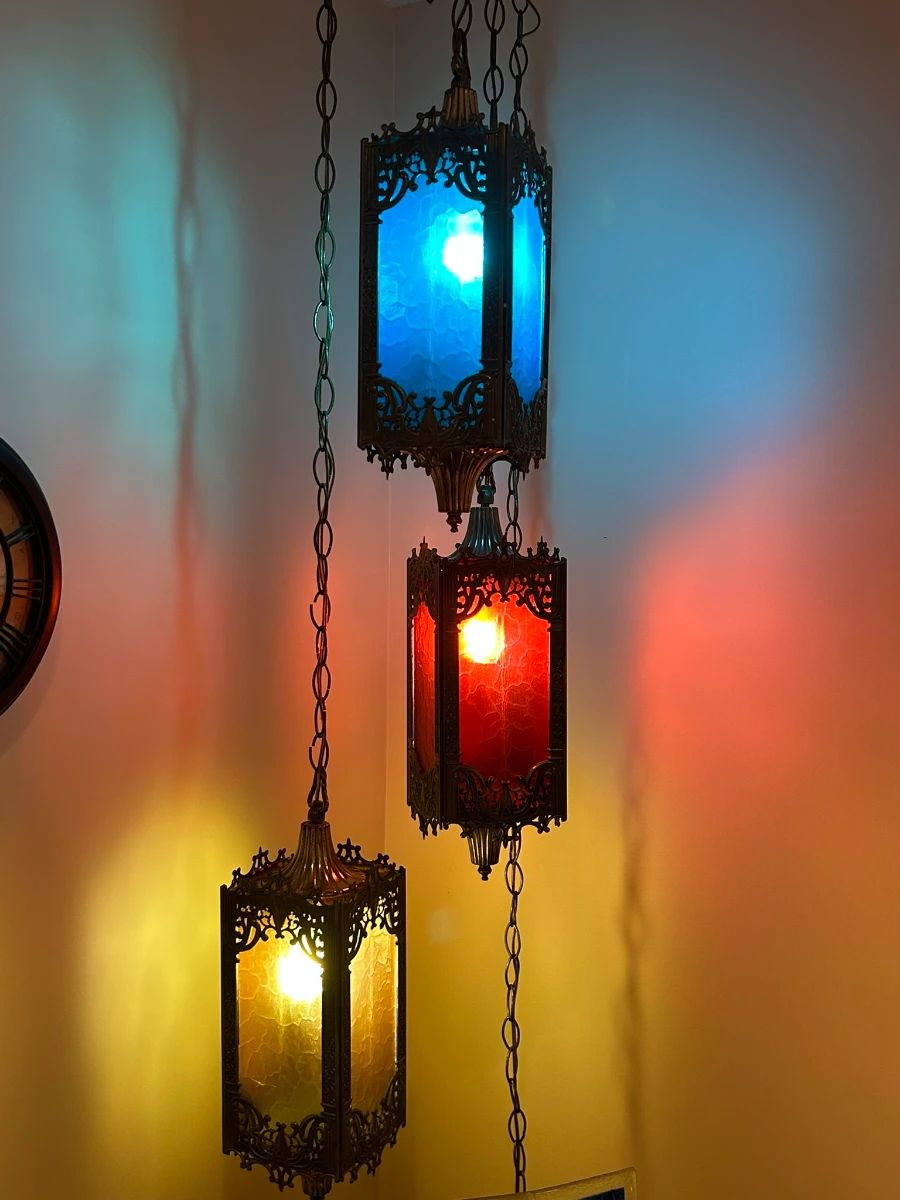 Mid Century Swag Light