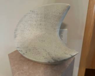 Carved Marble Sculpture by B. D'Amore
