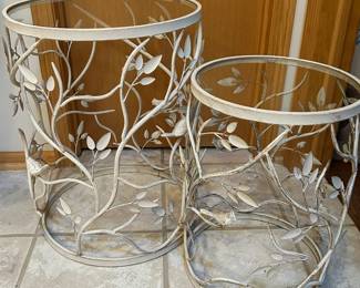 Glass Top Accent Tables