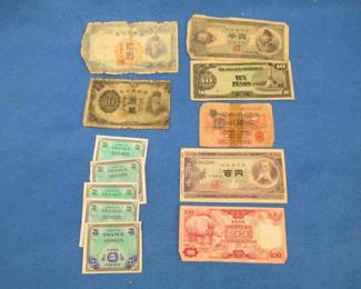 Lot 60. Foreign currency
