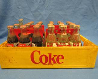 Lot 249. Classic Coke 8fl oz. Bottles and Crate