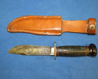 Lot 190. Marbles knife with a leather sheath