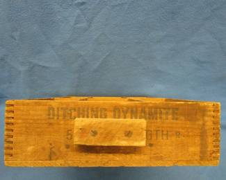 Lot 234. Ditching Dynamite Wooden Crate