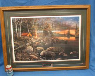 Lot 321. Twilight Fire Jim Hansel framed and matted print