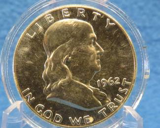 Lot 407. 1962 P proof Franklin half dollar