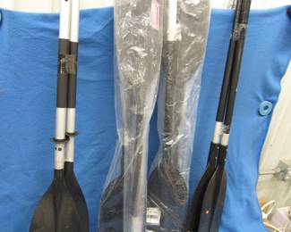 Lot 440. Four NIP kayak 2-piece paddles