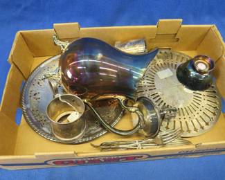 Lot 40. Silverplate items