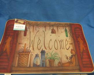 Lot 250. Six like-new 19" x 31" Non Slip Door Mats
