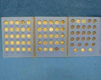 Lot 62. 54 Roosevelt dimes in a Whitman folder. 51 silver and 3 clad.