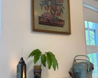 Beautiful framed needlepoint!!