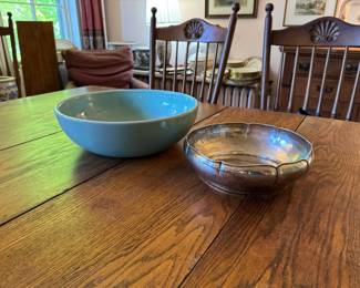 10" sterling silver bowl, Volund