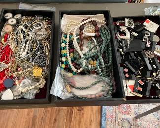 Lots of costume jewelry